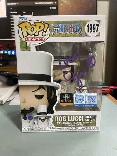Funko Pop! One Piece Rob Lucci Funko SE TT # 1997  Signed Jason Liebrecht JSA