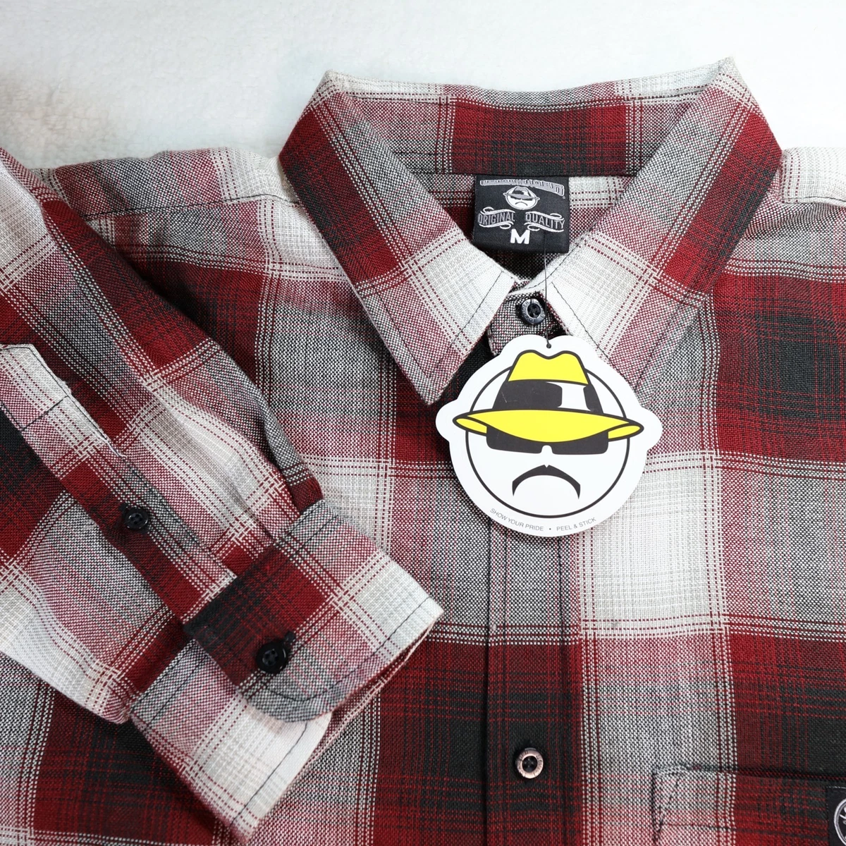 Lowrider Size M Regular Size Casual Button-Down Shirts for Men for 