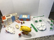 Vintage 1970  s Romper Room Weebles PlaySets Mixed Lot