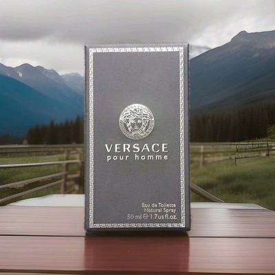 Versace Pour Homme Eau de Toilette For Men 50ml 1.7floz 