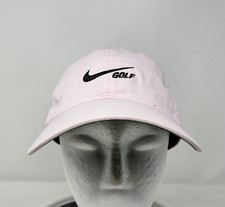 Nike Golf Hat Cap Strap Back Pink Heritage86 Dri-Fit Mens Golf Adjustable