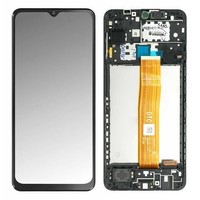 Original Samsung Galaxy A12 A125F Ips Lcd Display Touchscreen Bildschirm Rahmen