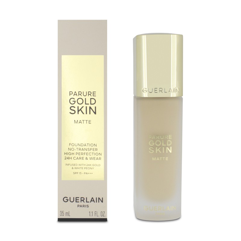 Guerlain Parure Gold Skin Matte Foundation with Buildable Coverage 0W Warm Dore
