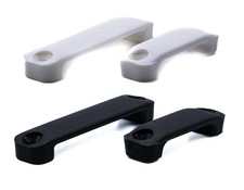 White Black nylon webbing bridge 25mm 50mm boat strap footmans sprayhood buckle