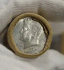 1965 50C KENNEDY SILVER 50C BU ROLL (20) Coins BANK SEALED
