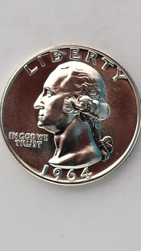 1964 United States Proof Washington Quarter
