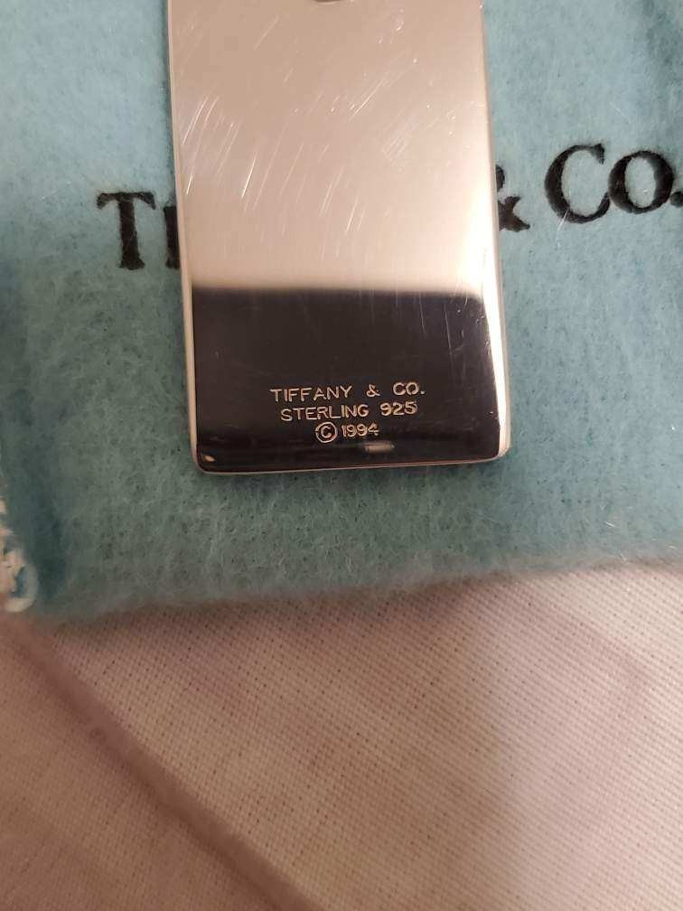 Tiffany & Co. Vintage Sterling Silver Enamel American Flag
