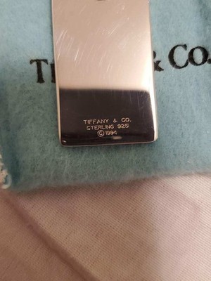 Tiffany & Co. Vintage Sterling Silver Enamel American Flag