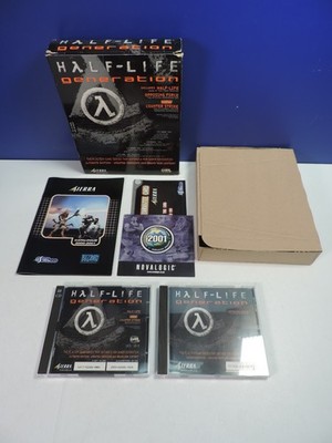 Vintage PC HALF LIFE GENERATION VIDEOSPIEL Disc Big Box Edition