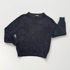 Aritzia Wilfred Sweater Sz. Large Black Ribbed