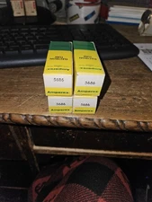 4 VINTAGE NOS AMPEREX 5686 BEAM POWER AMPLIFIER VACUUM TUBES AF RF