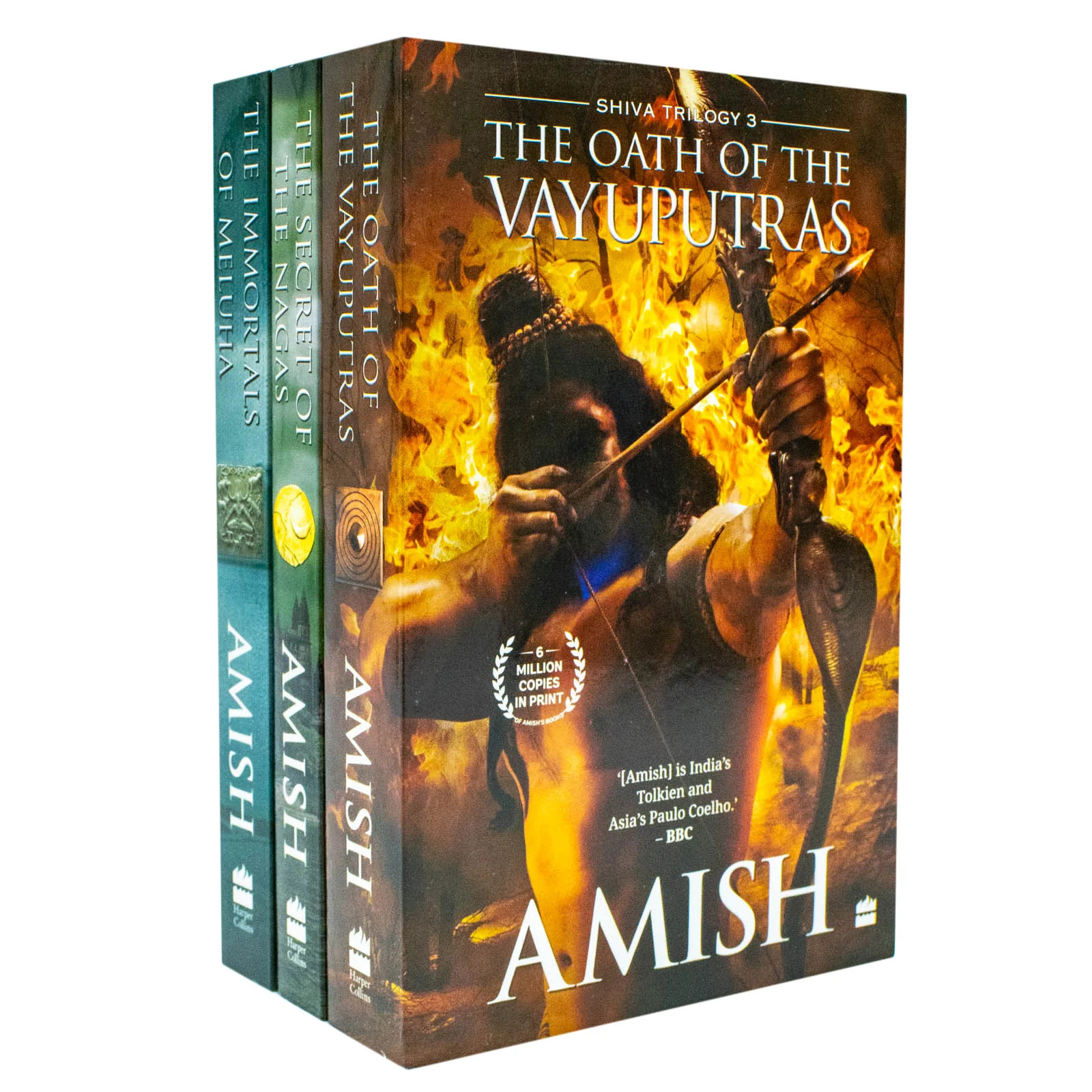 The Shiva Trilogy 3 Book Set by Amish Tripathi  Immortals of M | Amish Tripathi