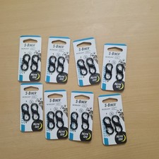Nite Ize Lot of 8 packs of 2 S-Biner Stainless Microlock - New 