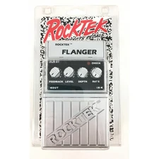 ROCKTEK FLR-01 FLANGER Guitar Effects Pedal NEW OLD STOCK 1990's Vintage
