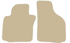 Vorne Autoteppiche für VW EOS 2005-2015, Beige Velour