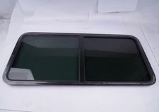 Fit 1-1/2" Wall Thickness 48" W X22" H Horizontal Slider RV Window Cargo Trailer