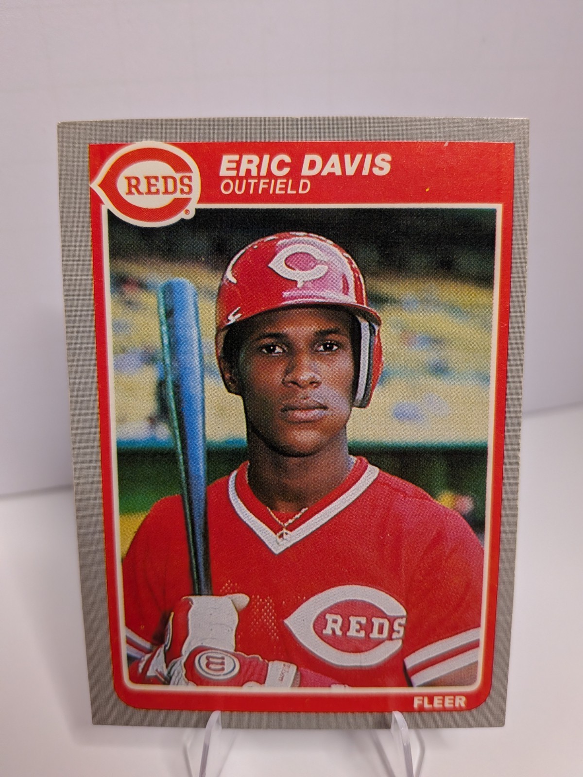 Fleer 1985 Fleer Eric Davis Cincinnati Reds #533 Baseball Trading Card