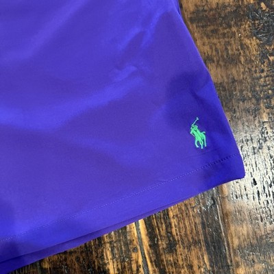 Polo Ralph Lauren Classic Swim Trunks Size 2XLT Purple Lined New