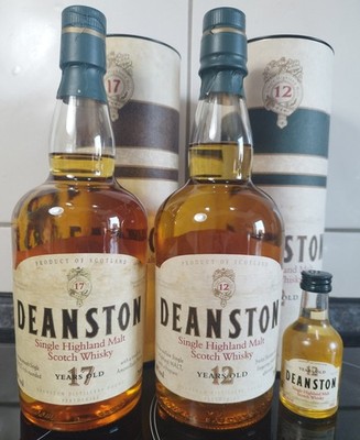 Deanston Whisky Set 40% Single Highland Malt Scotch Whisky (Aus Sammlung)