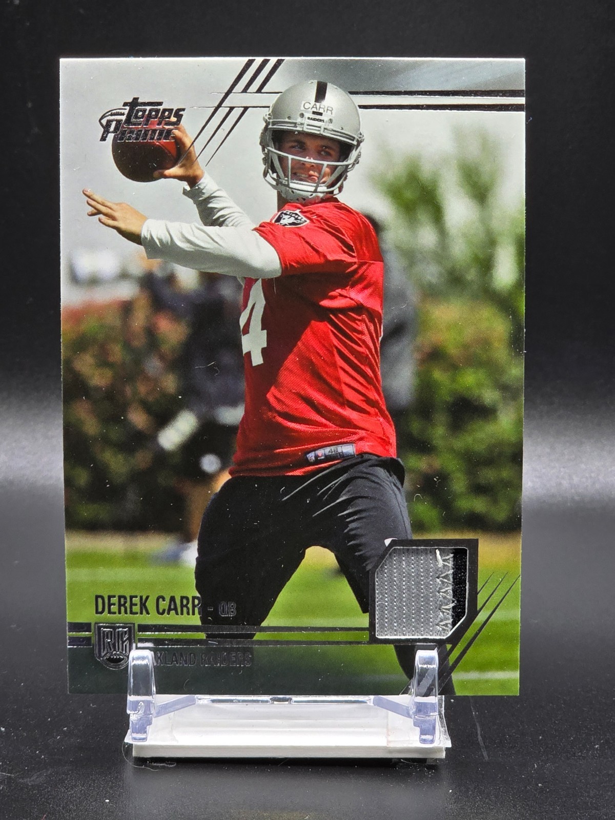 Derek Carr Topps Prime Patches #PPDC Base