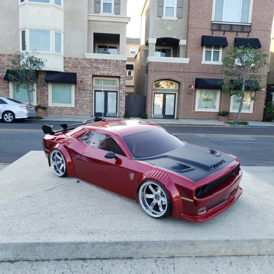 200mm 1/10 Custom Paint HELLCAT 4Tec-2 drift DC10 HPI YD2 MST TT02 Body Only - Image 2 of 4