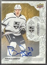 2019-20 UD Engrained Tobias Bjornfot 98 Base RC Auto