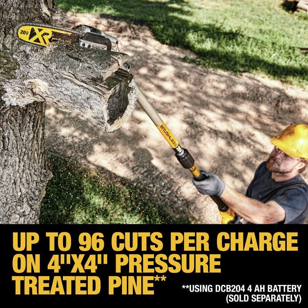 DEWALT 20V MAX XR Brushless Li-Ion Cordless Pole Saw --New DCPS620B US Tool Only