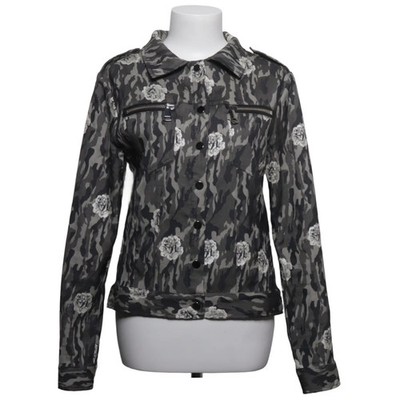Jane Lushka, Jacke, Damen, Größe: L, Grau/Schwarz/Weiß #EFr