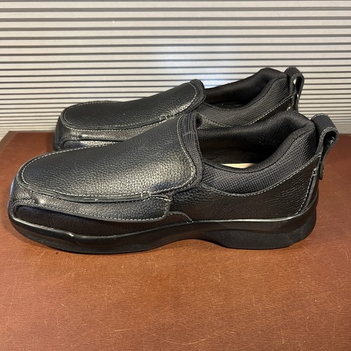 APEX AMBULATOR Men’s Sz 12XW Biomechanical B5000M BLACK LEATHER Comfort SHOES - Picture 4 of 15