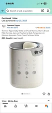 Tommee Tippee bottle warmer. breast milk bags and pouches can be warmed