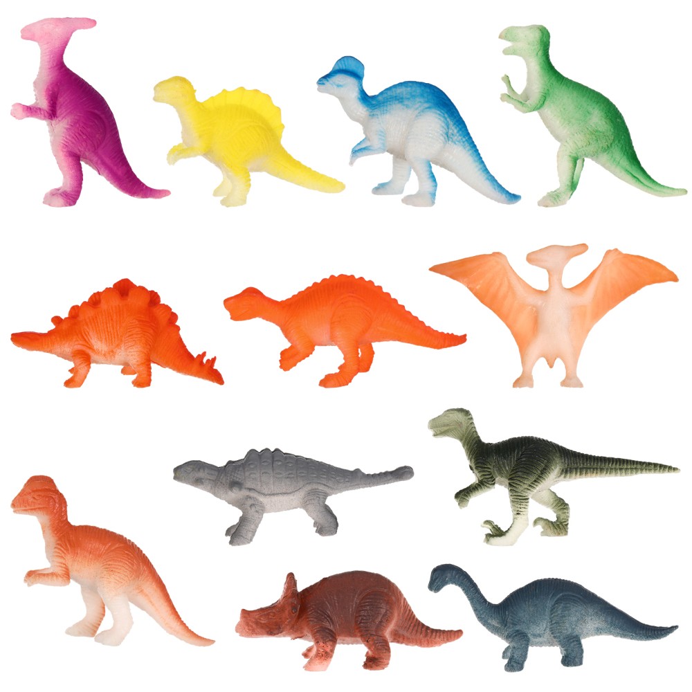 12 Pcs Dinosaurier-Spielzeug-Set Baby Kind Dinosaurier-Spielzeug-Spielset