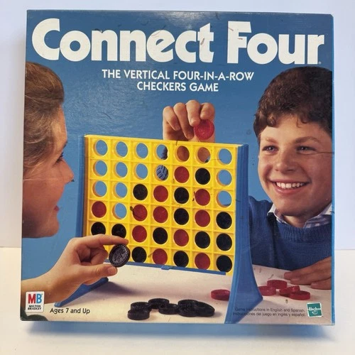 Connect Four 4 VTG 1990’s Edition Game Milton Bradley/Hasbro 100% COMPLETE