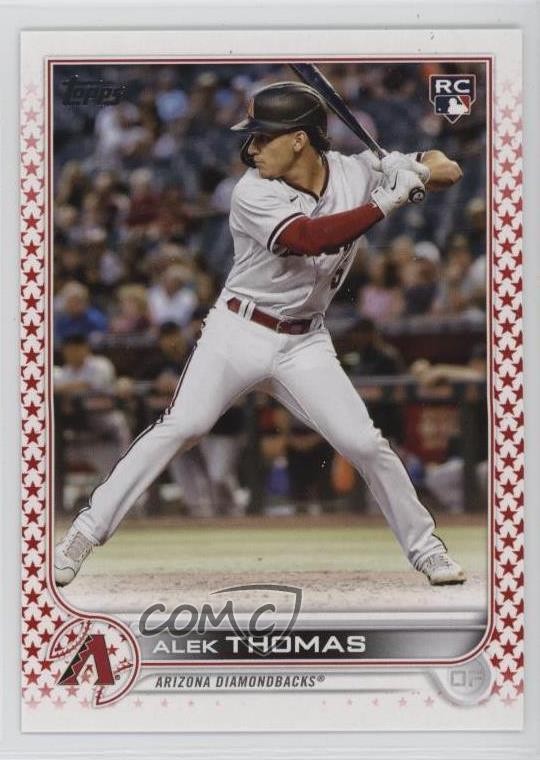 2022 Topps Update Independence Day /76 Alek Thomas #US212 Rookie RC