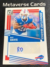 2025 Panini Donruss Signature Marks #SM-RDS Ray Davis Auto Bills