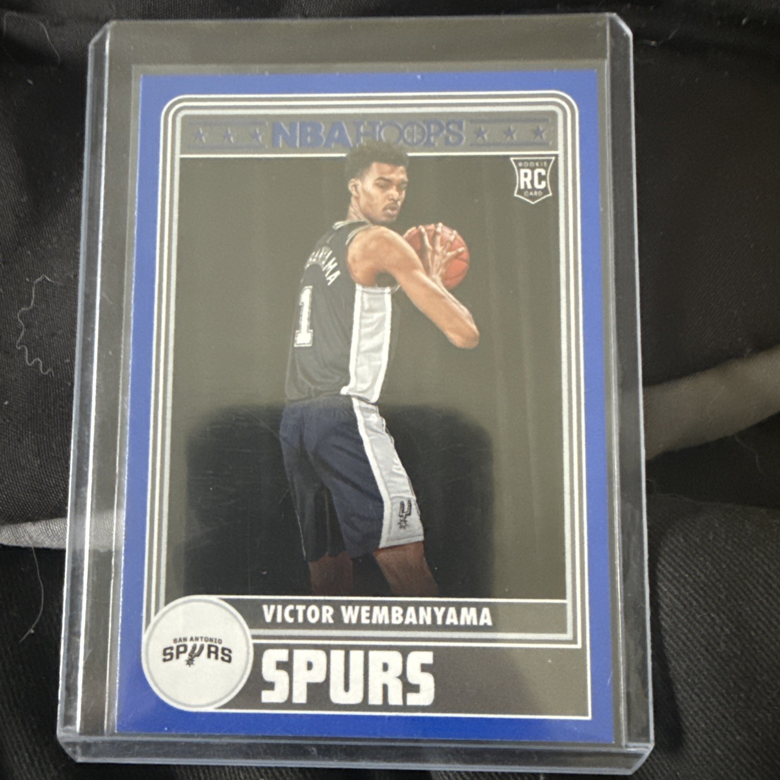 2023-24 Panini NBA Hoops - Hoops Tribute Victor Wembanyama #298 Blue (RC)