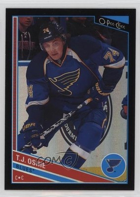 2013-14 O-Pee-Chee Black Rainbow Foil 55/100 TJ Oshie #100 z7j