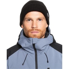 Image of Quiksilver Mens Tofino Cuffed Beanie - True Black - OS