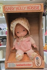 1979 Knickerbocker Holly Hobbie Baby Doll Soft Body Original Box Outfit Bonnet