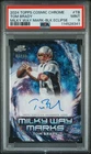 Tom Brady 2024 Topps Cosmic Chrome Milky Way Marks Black Eclipse Auto /10 PSA 9