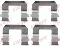 1X Quick Brake 109-1617 ZubehöRsatz Scheibenbremsbelag FüR KIA Hyundai