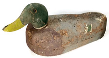 Señuelo de pato Nimrod Dux vintage de los años 40 con ojos de vidrio hecho en EE. UU. Nueva llegada