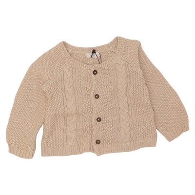 Sfera, Strickjacke, Unisex (Kinder), Größe: 68/74, Beige, Baumwolle #pPJ