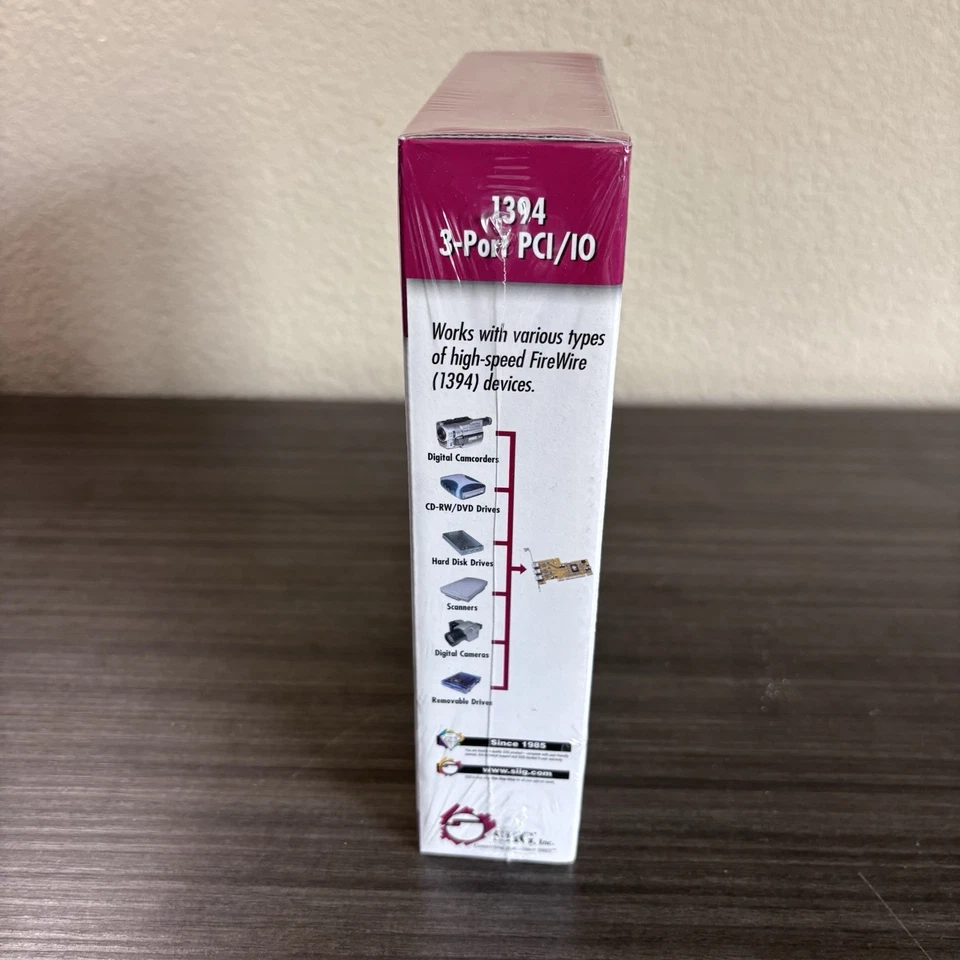 SIIG 1394 I/O 3 Port PCI Firewire Adapter Card NN2633 - Image 4 of 4