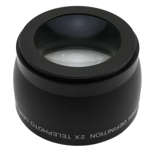 67mm 2.0X Magnification Telephoto Lens HD Magnifier Glass for DSLR Camera - Image 4 of 4