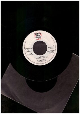 Long Hot Summer - Bon Jovi - Cinderella - Dare  PROMO 7 Inch Vinyl HOLLAND