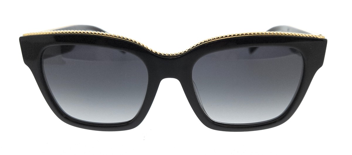 Marc Jacobs MARC163S 0807 Black Square Chain Sunglasses | eBay