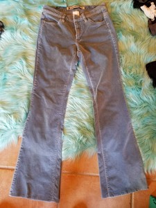 light blue velvet pants