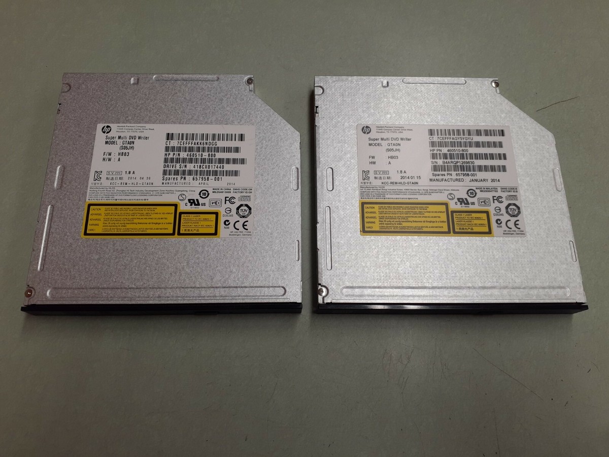 2) HP Super Multi DVD Writer Optical Drive GTA0N (S05JH