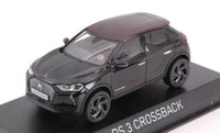 Norev 1/43 Ds 3 Crossback La Premiere 2019 Schwarz Statisches Modell Diecast