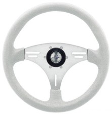 VOLANTE BARCA GOMMONE 3 RAZZE MANTA BIANCO Ø 355 MM